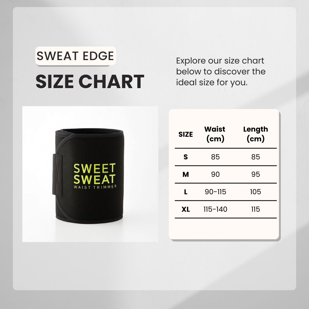 Sweet Sweat Waist Trainer Belt – Ab Slimming & Fat Burning Sweat Trimmer