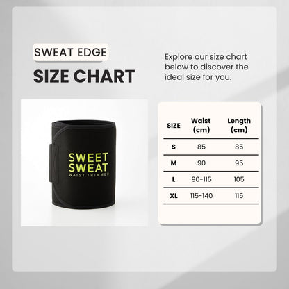 Sweet Sweat Waist Trainer Belt – Ab Slimming & Fat Burning Sweat Trimmer